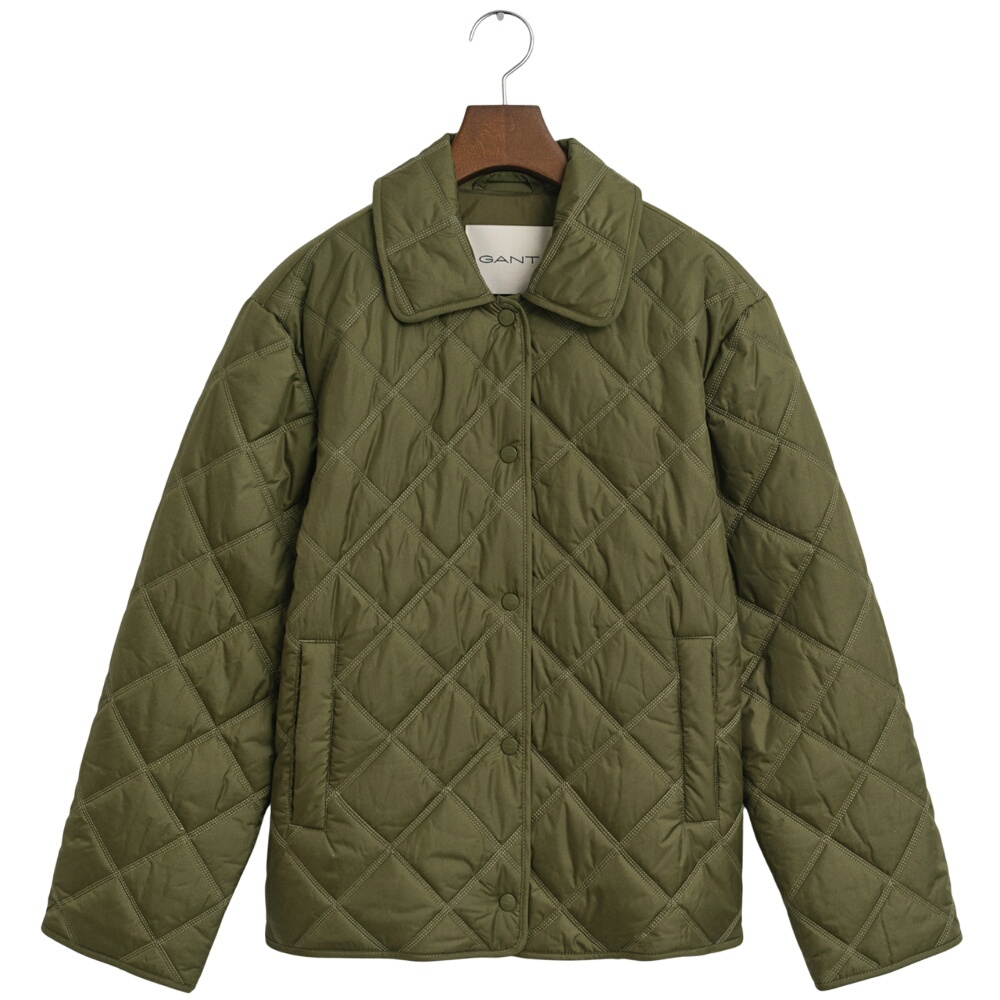 Gant Collared Quilted Jacket